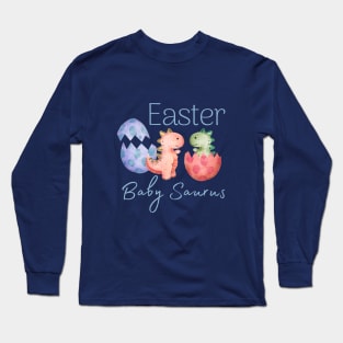 Easter Saurus Egg Blue Long Sleeve T-Shirt
